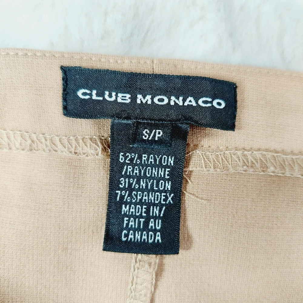 Club Monaco Cream Rayon Blend Pencil Skirt P5895